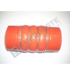 SILICONE BELLOWS HOSE TURBO IVECO Ø90x190 RED WITH 4 STEEL RINGS