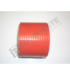 SILICONE CONNECTOR MAN Ø100x80 RED STRAIGHT
