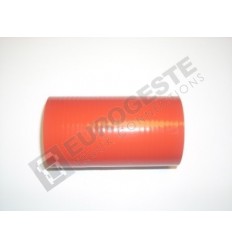 SILICONE CONNECTOR MAN Ø50x110 RED STRAIGHT