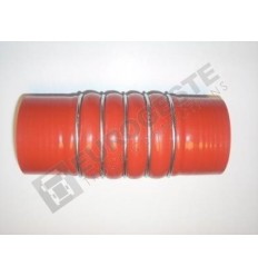 SILICONE BELLOWS HOSE TURBO MAN Ø65x180 RED WITH 5 STEEL RINGS