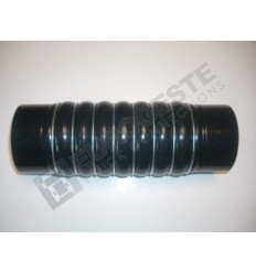SILICONE BELLOWS HOSE TURBO MAN Ø90x290 BLACK WITH 8 STEEL RINGS