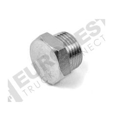 CONICAL PLUG 6 POINT OUTSIDE NICKEL-PLATED BRASS