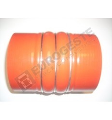 SILICONE BELLOWS HOSE TURBO MB Ø115x160 RED WITH 3 STEEL RINGS