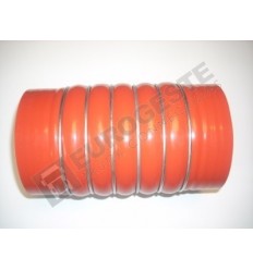 SILICONE BELLOWS HOSE TURBO MB Ø115x210 RED WITH 6 STEEL RINGS