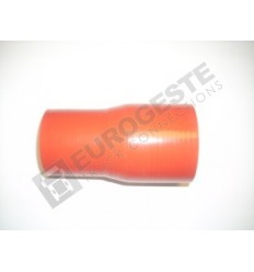 REDUCER SILICONE CONNECTOR MERCEDES Ø50-60x120 RED STRAIGHT