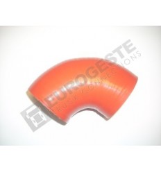 SILICONE ELBOW MERCEDES Ø60x70 RED