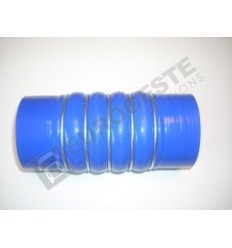 SILICONE BELLOWS HOSE TURBO MB Ø83x200 BLUE WITH 5 STEEL RINGS