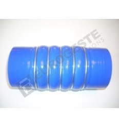 SILICONE BELLOWS HOSE TURBO MB Ø85x200 BLUE WITH 5 STEEL RINGS