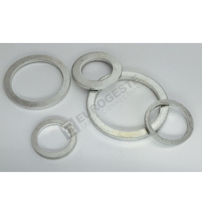 100 piece Aluminium Ring Aluminium Sealing Ring Gasket Al 5x9x1,0mm DIN7603 form a