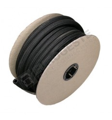 LOW PRESSURE HOSE WITH TEXTILE BRAID REINFORCEMENT IN COIL