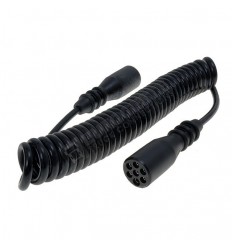 COILED CABLE 24V/N PLASTIC 3.5M