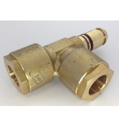 TEE-CONNECTOR "230" MALE - 2 X FEMALES