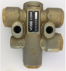 MANIFOLD WITH VALVE VOSS "230" 4 X FEMALES GM