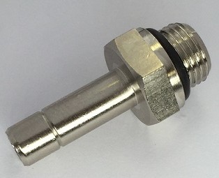 ADAPTEUR MALE CYL. DIAM 6 - 1/4" METAL