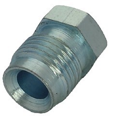 VIS DE CONDUITE DE FREIN TUBE 6,35 - 1/2" PAS 20 FILETS (lg hors tout 18 mm)