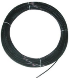 TUBE POLYAMIDE NOIR  7,5x10 ROULEAU DE 100 m