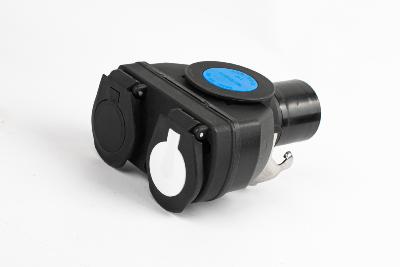 ADAPTEUR COURT (15Broches 24V)->(2circuits 7 Broches)  9B