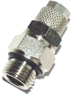 UNION MALE 1/8" - TUBE 4 x   6 ECROU MOLETE CYL avec JOINT