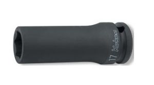 DOUILLE A CHOC LONGUE 6 PANS 32 mm carré 1/2"