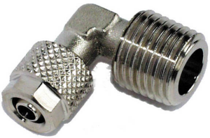 COUDE MALE 1/4" - TUBE   6 x   8 ECROU MOLETE CONIQUE