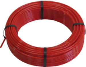 TUBE POLYAMIDE ROUGE 12 x 15 (bobine de 25 mètres)